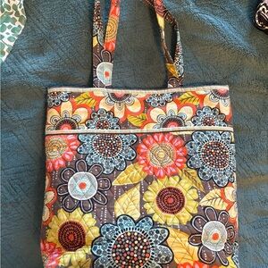 Vera Bradley Floral Patterned Tote Bag